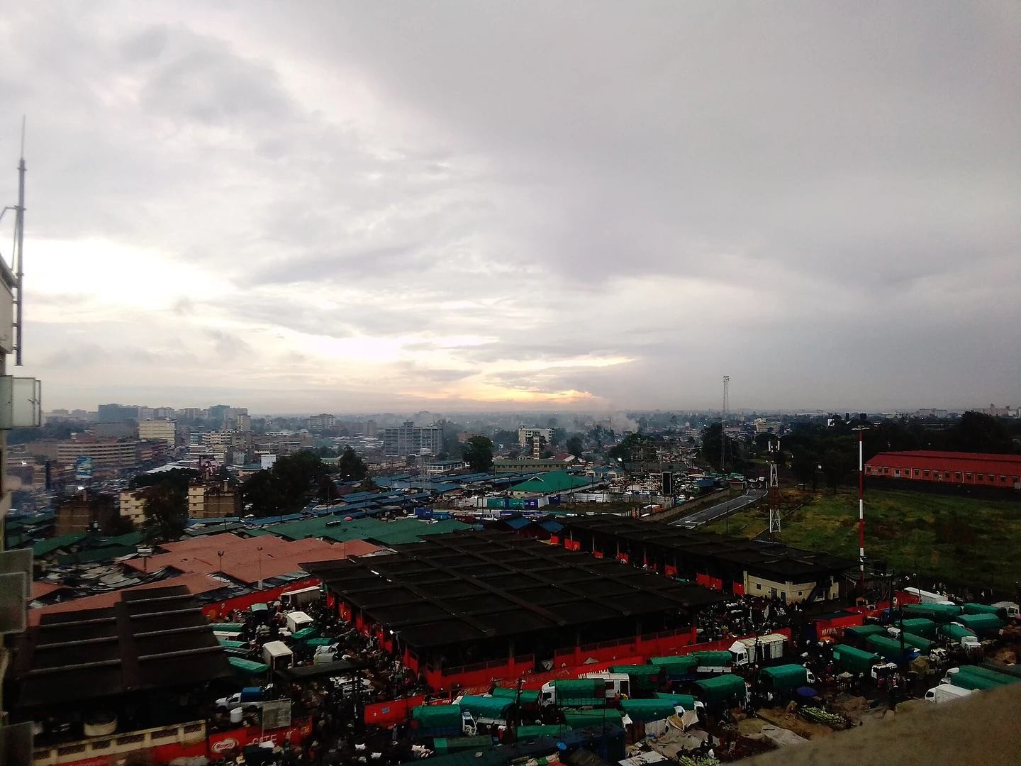 Sunrise over Nairobi